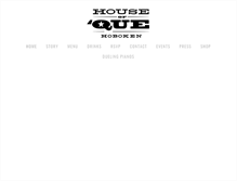 Tablet Screenshot of houseofque.com
